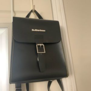 Real leather back pack